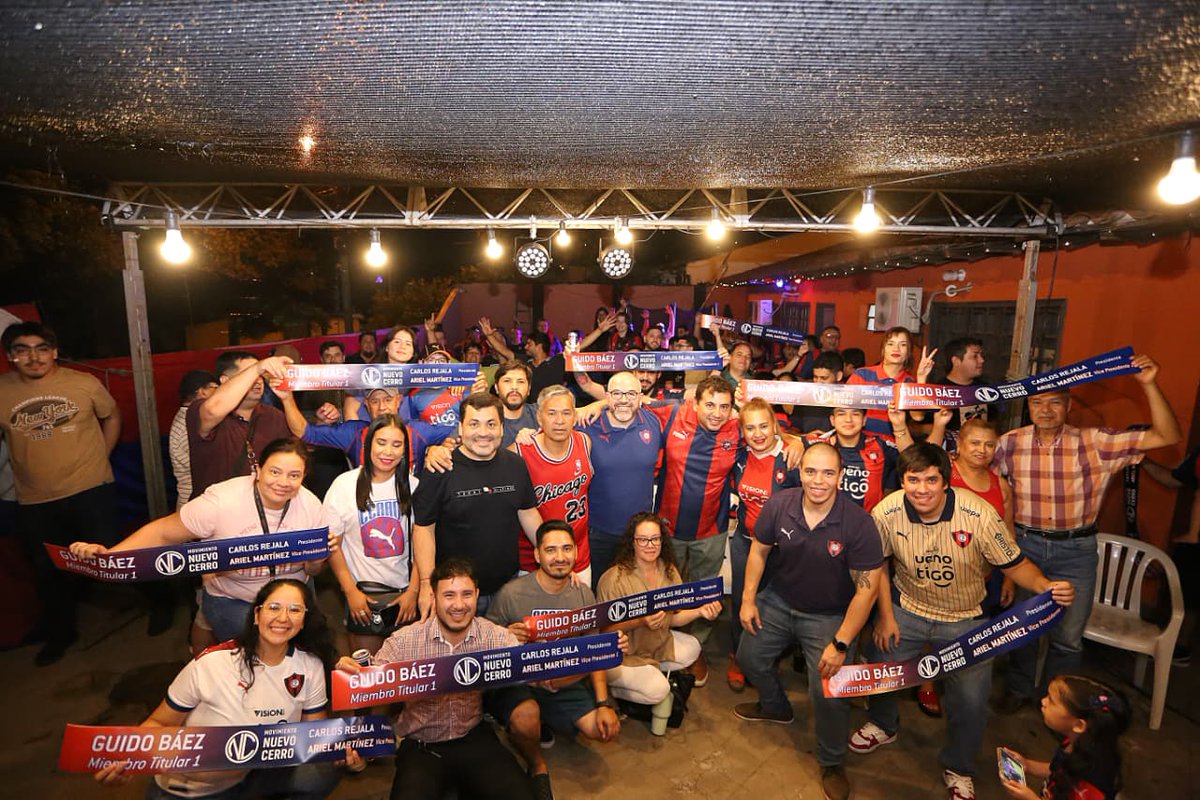 Anoche compartimos una amena reunión con socios de Fernando de la Mora.
Es muy alentador confirmar que nuestro proyecto concuerda con las ideas de los socios que quieren el cambio en nuestro querido club.
🔵🔴