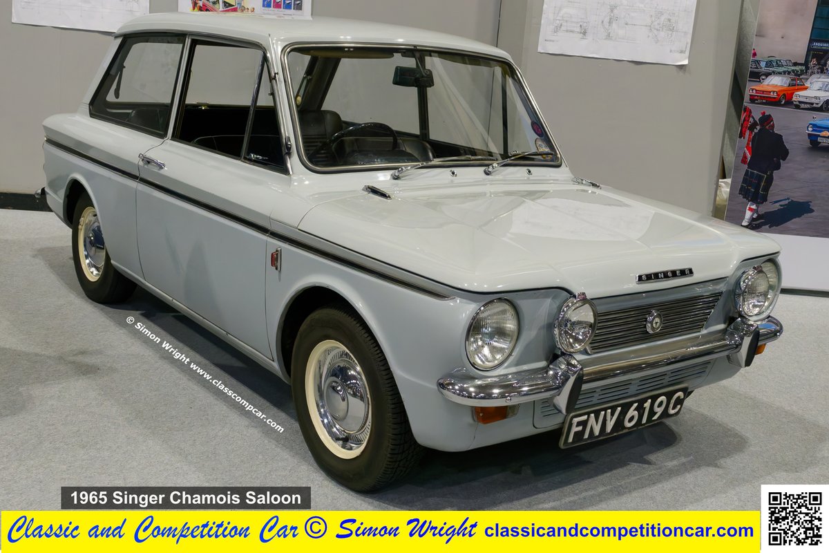 Singer Chamois Saloon, the luxury version of the Hillman Imp. Seen at the Classic Motor Show 2025 at the NEC. See more from the show in latest issue of Classic and Competition Car. Free at classcompcar.com <a href="/ClassicMotorNEC/">Classic Motor Show</a> #singer #singerchamois #hillmanImp #classiccars