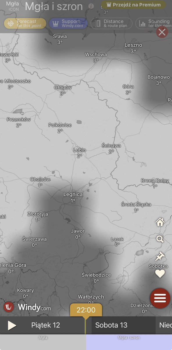 A w <a href="/MiastoLegnica/">Miasto Legnica</a> solidna mgła.

<a href="/MeteoprognozaPL/">meteoprognoza.pl🇵🇱</a> <a href="/SOB_pl/">Sieć Obserwatorów Burz | Obserwatorzy.info</a> <a href="/meteo_expert/">Jarosław Turała</a> <a href="/ZawadkaMarek/">Marek Zawadka</a>