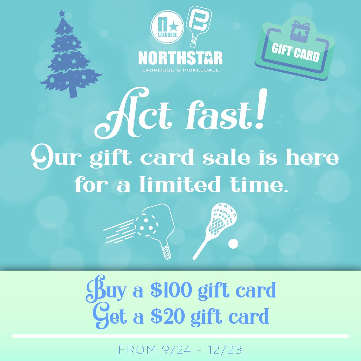 The Gift Card Deal is still live on our website!!