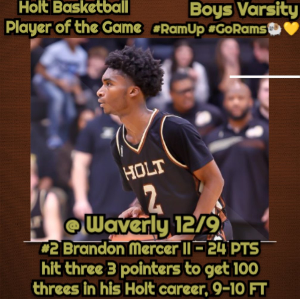 Holt Basketball tweet media