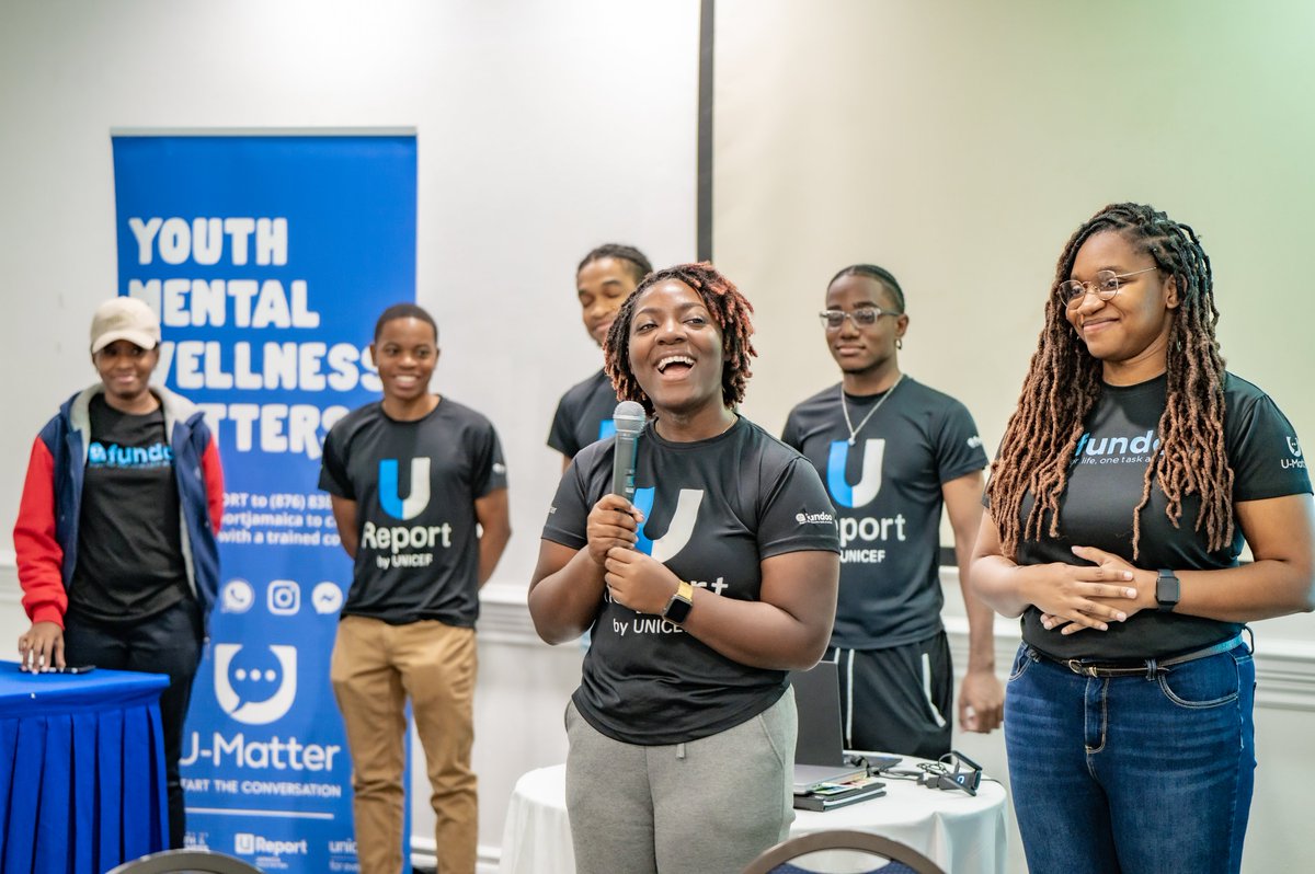 UNICEFJamaica's tweet photo. We've wrapped our 2nd #FunDoo AI Co-Creation Workshop!
30+ young people from across ๐ฏ๐ฒ helped shape how FunDoo AI supports career guidance, job readiness & safe, trustworthy use of #AI.
FunDoo AI is being built with young people, not just for them.
#FunDooFriday
#AIForGood https://t.co/yh3jpgc2zj