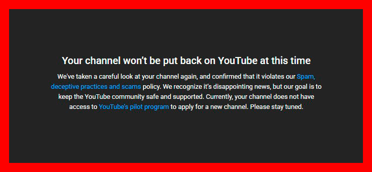 iaskaishow's tweet image. 💔 I’m genuinely shocked this is happening to me…

For almost 2 weeks now, I’ve been living a complete nightmare.
On December 1st, YouTube terminated my channel for “scam/spam practices” with no explanation, no warning, no strikes.

YouTube support keeps sending me different…