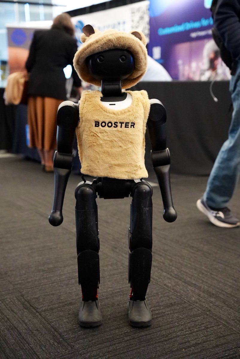 Booster K1 is literally steeling the show at <a href="/HumanoidsSummit/">Humanoids Summit</a>! Plus, clothes for robots…it’s going to be a cottage industry.

#robotics #robot