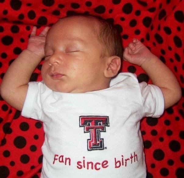 ttushell's tweet image. Hard to fathom this little dude is now officially a third generation Red Raider.   Accepted this morning!!!  College of Architecture Class of 2030.  ♥️🖤 #WreckEm