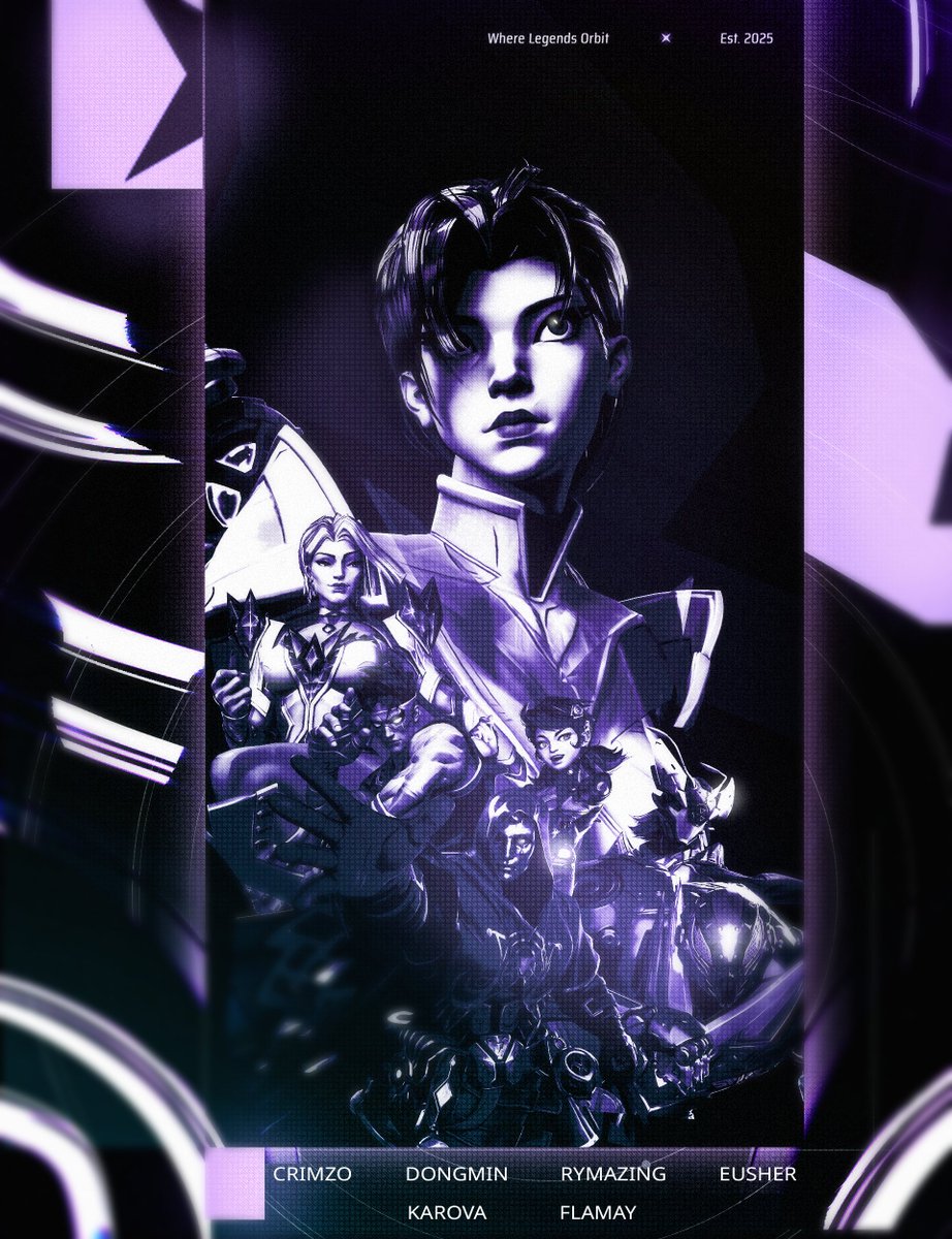 LuneXGG's tweet image. Beneath the eclipse, a new era arises.

Marvel Rivals Championship... LuneX has landed.

🛡️ @Crimzo
🛡️ @dongm1n_
⚔️ @rymazing1
⚔️ @Eush3r
🫴 @KarovaMR
🫴 @Flamayy

#WhereLegendsOrbit | #MarvelRivalsChampionship