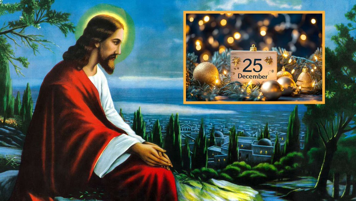 Jesus Kinda Bummed He Was Born On December 25 And Now His Birthday Will Be Overshadowed By Christmas Every Year buff.ly/0fUWRjK