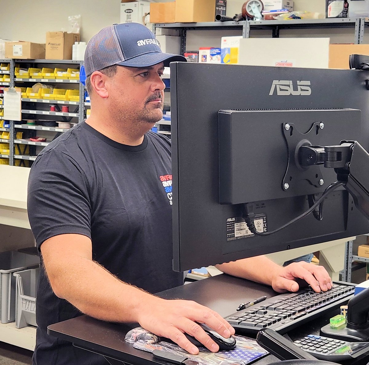 Just a few of our great AvFab team members in their element...