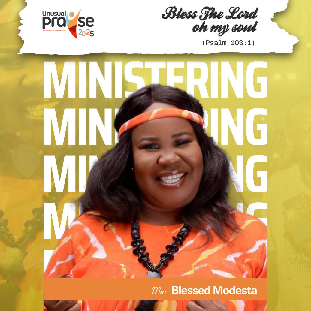 unusualpraise's tweet photo. When Blessed Modesta came on, the praise was taken to another high! 

A new level. That's where the Lord is taking us to.

#UnusualPraise #UPLagos25 #UnusualPraise2025 https://t.co/095mN300R3