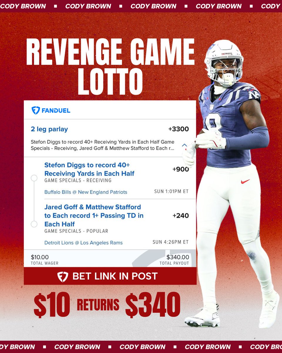 Cody Brown Bets tweet media