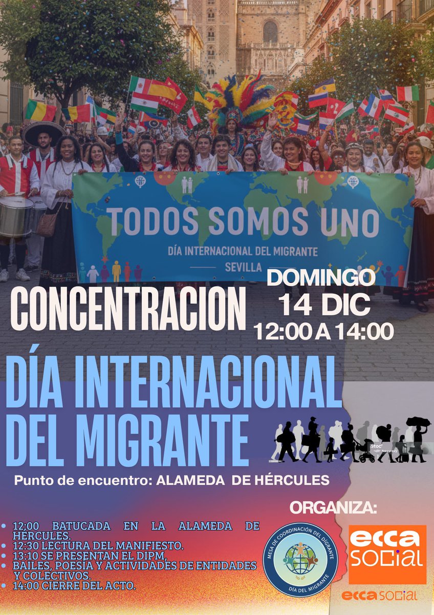 Día Internacional de las Personas Migrantes #Sevilla