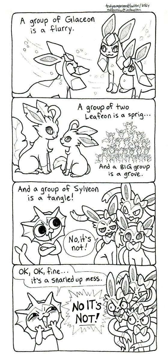 trulyavaporeon's tweet photo. A tangle of Sylveon 🎀 https://t.co/FByNjUOvVX