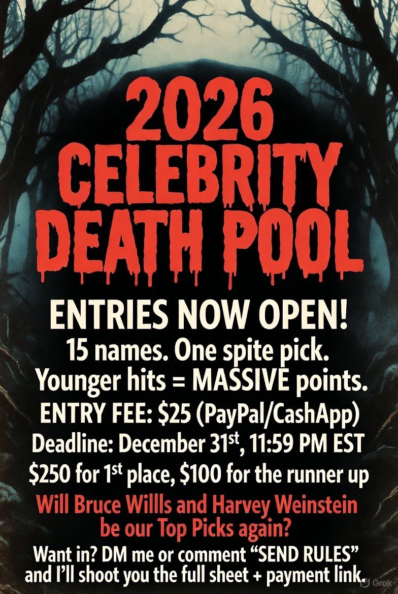 CelebrityPool's tweet image. Come play with us in 2026!