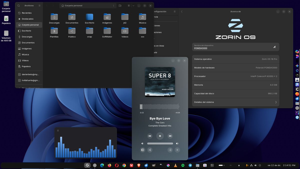 humbertovill68's tweet photo. #ViernesDeEscritorio ZorinOs 18 con tema e iconos Yaru blue dark, Wallpaper: https://t.co/dw3Gty9vzr
#linux #opensorce #zorinos #gnomedesktop https://t.co/Yidft1TMN7