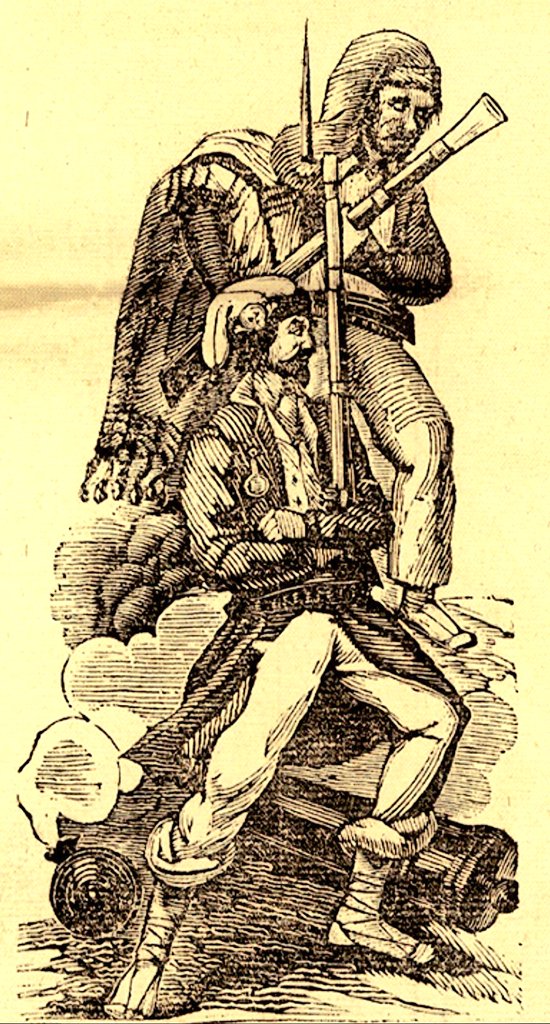 Poch se'n parla de los jamancios, emprò si badem estos descamisats siran tornats antas que'ls nostros llegitimistes.