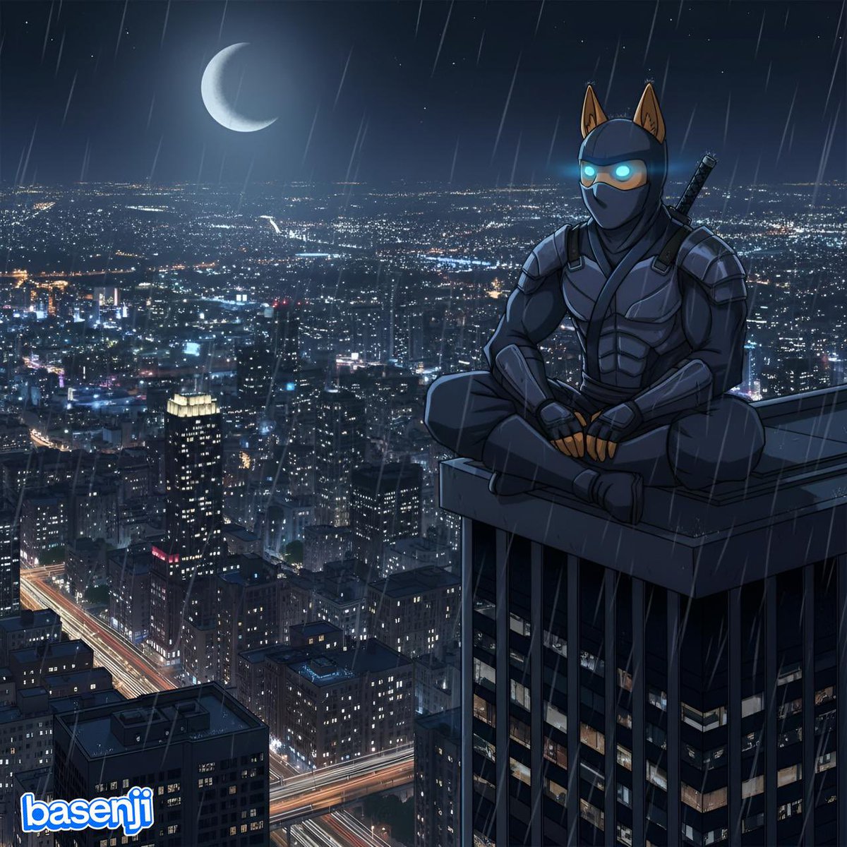 moon awaits basenjis 🌙 

$BENJI