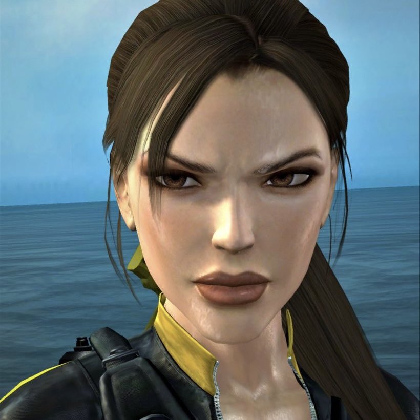 preaachy's tweet image. how are people complaining about how weird and old her new look is, the new game is set years after underworld and she literally has the same facial features…. #TombRaiderCatalyst #LaraCroft #tombraider