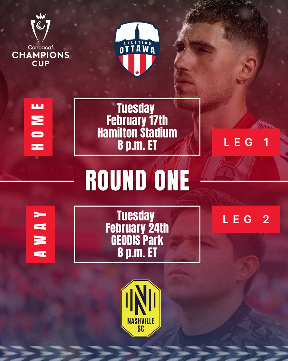 WE HAVE OUR DATES 🗓️✅

Mark your calendars, our continental journey begins February 17th 🌎🏆