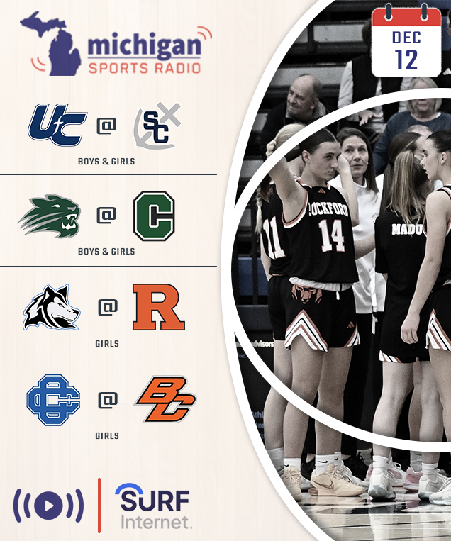 MISportsRadio's tweet photo. We have the first Boys &amp; Girls doubleheaders of the season and Michigan Sports Radio is bringing you all the action! See the lineup tonight presented Surf Internet on https://t.co/q77npAALHB or the MSR app! https://t.co/waBd0NgvSU