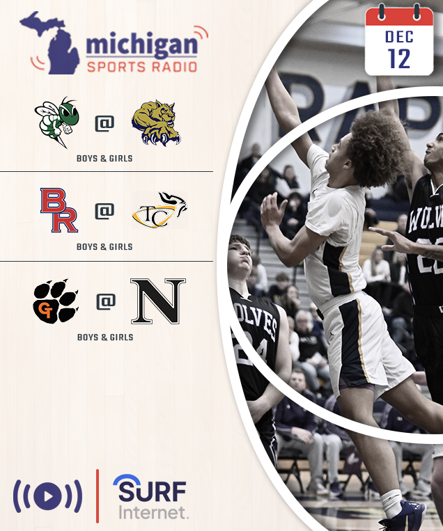 MISportsRadio's tweet photo. We have the first Boys &amp; Girls doubleheaders of the season and Michigan Sports Radio is bringing you all the action! See the lineup tonight presented Surf Internet on https://t.co/q77npAALHB or the MSR app! https://t.co/waBd0NgvSU