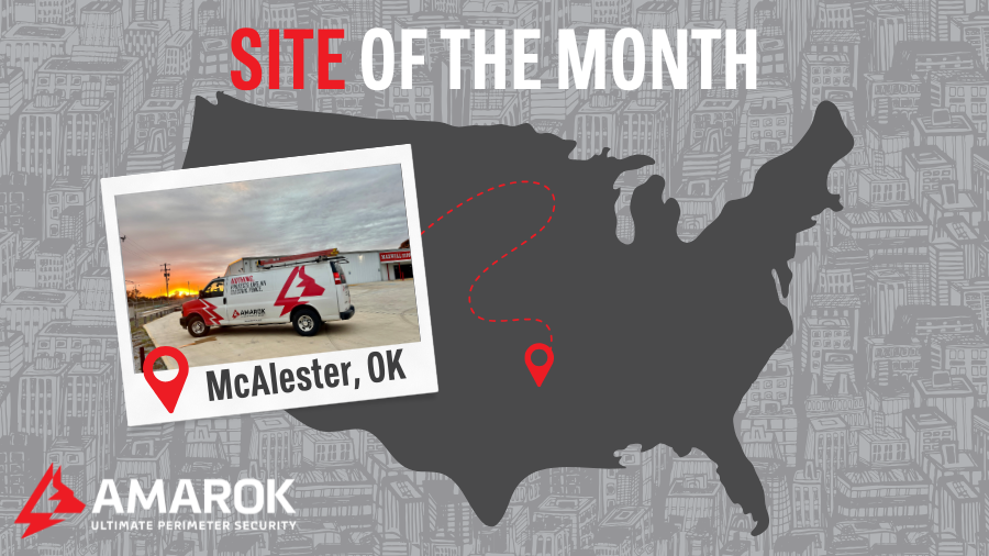 Here at AMAROK, we love recognizing all members of our team - including our Field Service Technicians! Their dedication and hard work allows us to serve customers nationwide.

Join us in congratulating Brandon Ross for earning Site of the Month! 👏