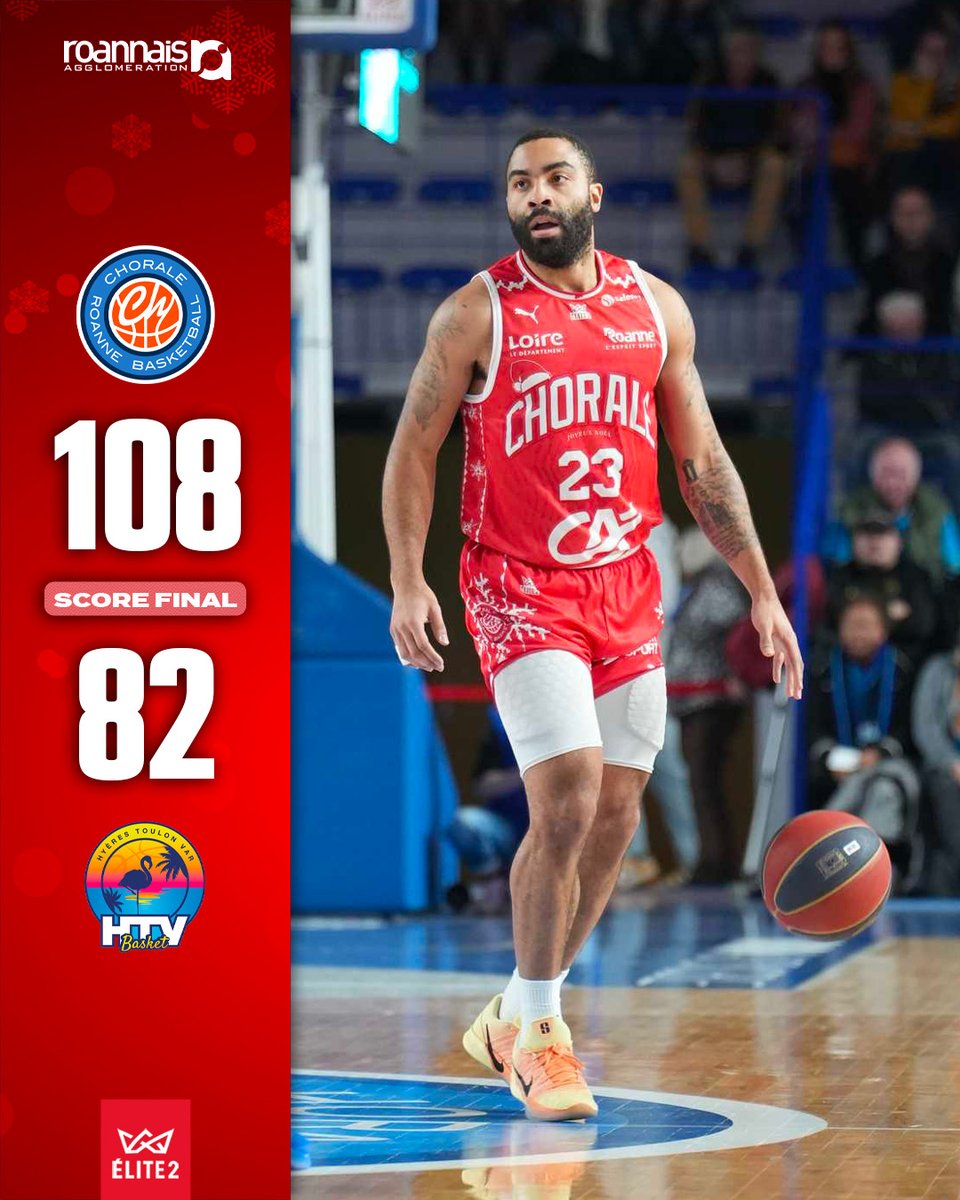 𝐕𝐢𝐜𝐭𝐨𝐢𝐫𝐞 𝐂𝐡𝐨𝐫𝐚𝐥𝐢𝐞𝐧𝐧𝐞 ! 

Pour la deuxième fois consécutive à domicile, on dépasse la barre des 100 points, avec une nouvelle victoire au bout (108-82) 🔥

👉 On enchaîne dès mardi à la Reims Arena face à <a href="/ChampBasketOff/">Champagne Basket 🧙‍♂️</a>  !

#ChoraleNation #Elite2