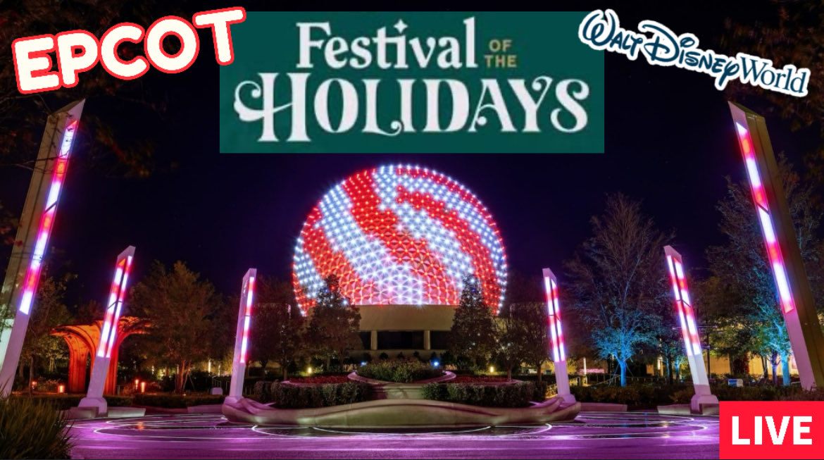 TONIGHT!! 🔴LIVE: EPCOT International FESTIVAL OF THE HOLIDAYS | Food, Drinks, Decor! Walt Disney World Live Stream ... youtube.com/live/ZRlRSovXX… via <a href="/YouTube/">YouTube</a> #disneyparks #disneyworld #epcot #waltdisneyworld #festivaloftheholidays #live #disney #wdw #disneylive