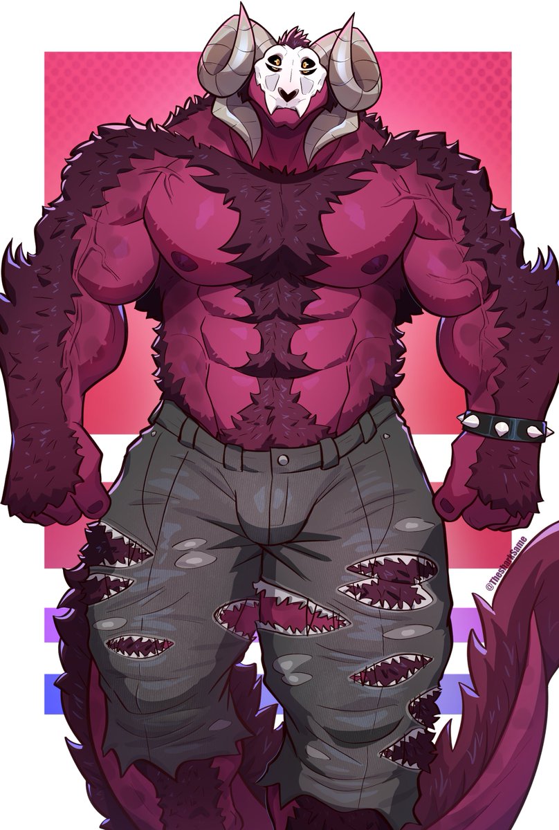 A demon approaching, not to intimidate, but to watch over (OC: Iris)