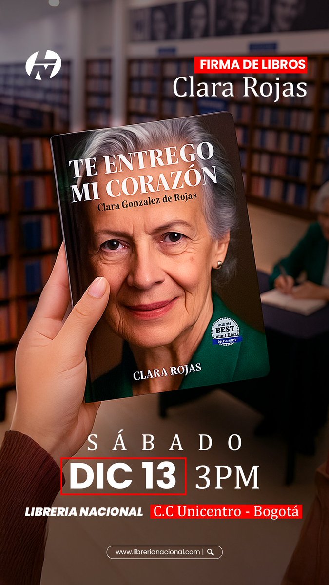 Recordar participar en esta actividad, mañana sábado 13 de diciembre a las 3:00 de la tarde en la <a href="/Lib_Nacional/">Librería Nacional</a> @CentroComercialUnicentro Bogotá.