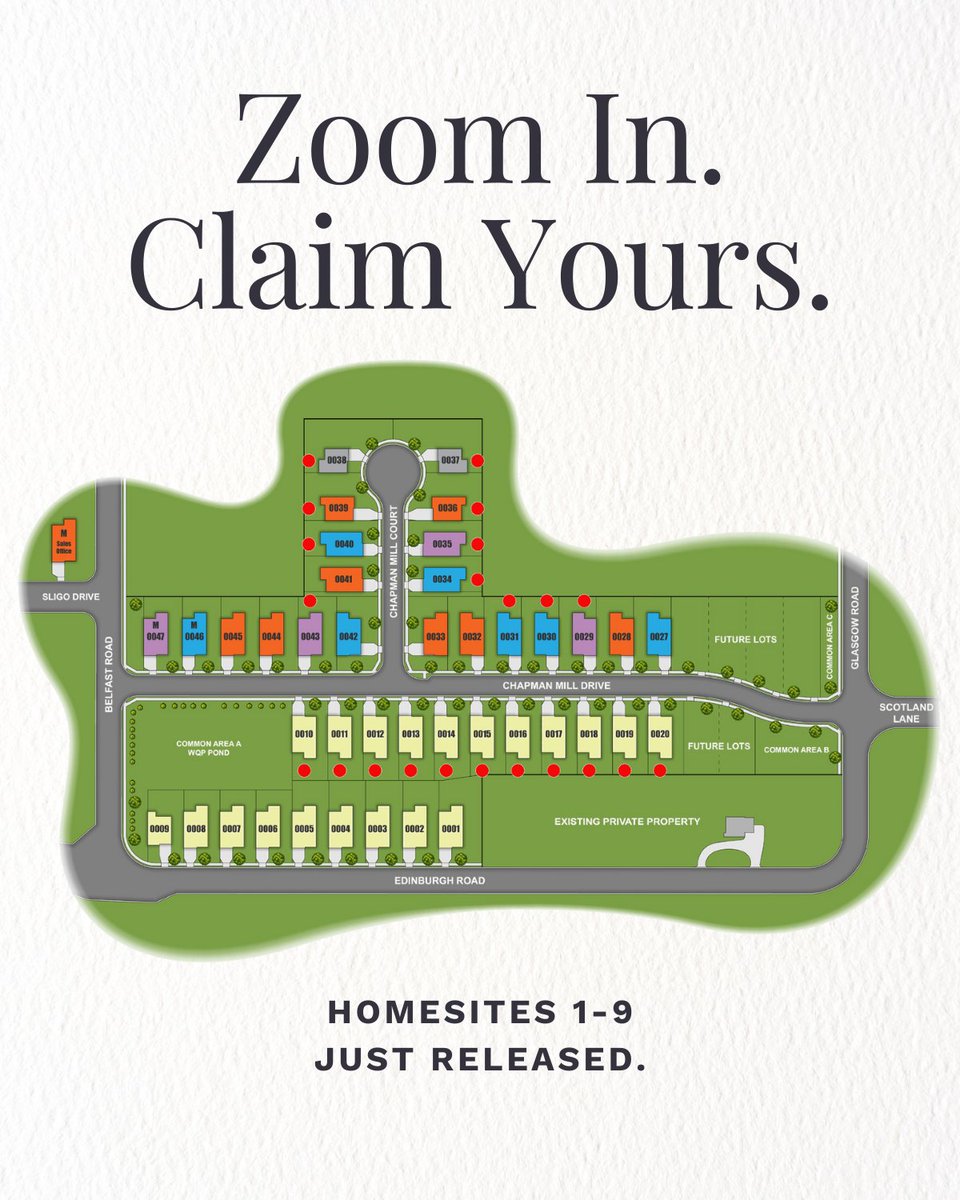 Find the place that fits your rhythm, your routines, your people. Homesites 1 through 9 at Sadler Square, right outside of Richmond, are now available and ready to become the backdrop for all the everyday moments that make a house feel like yours. bit.ly/48DsFDi
