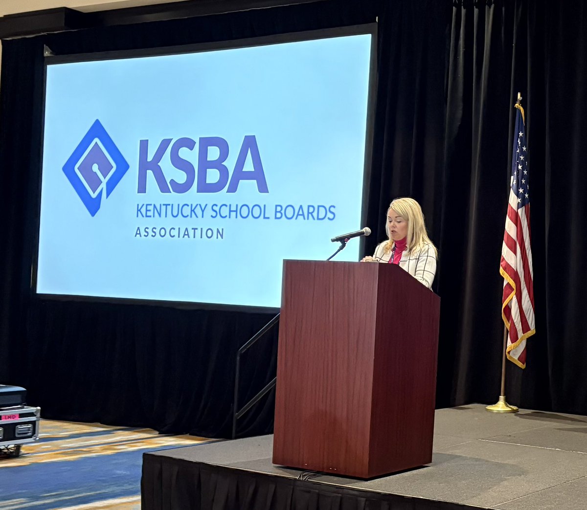 ksbanews's tweet photo. Thank you to @amfidelity and its state manager Rebecca Combs for sponsoring today’s luncheon session at #KSBAwinter! https://t.co/nMqf32XgL2