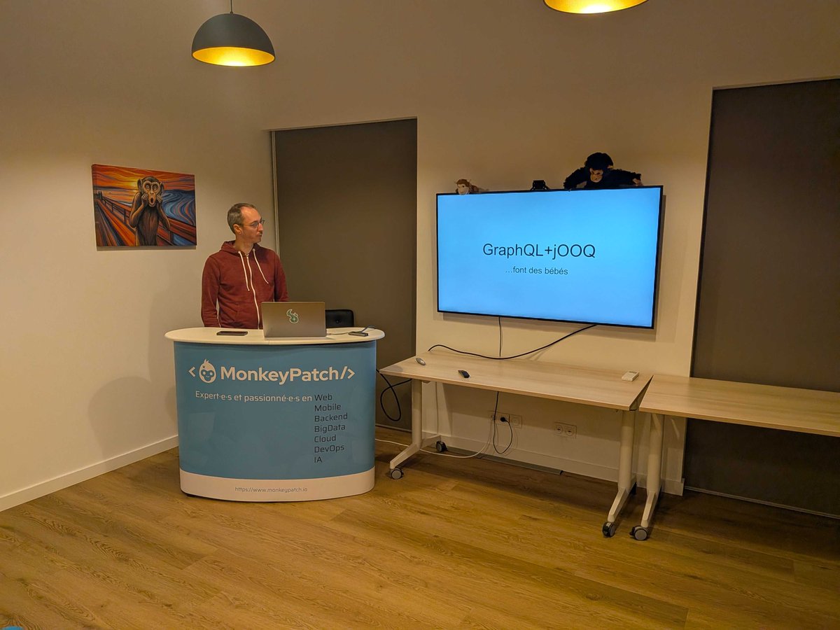 Avant-dernière présentation de la MonkeyConf : Nicolas Lalevée nous présente la suite de ses aventures jOOQ &amp; GraphQL commencées l'année dernière !