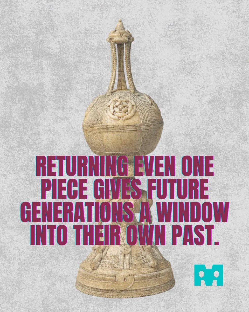 Artifact 1: Helmet crest from a nja masquerade, The Metropolitan Museum of Art. Artifact 2: Lidded saltcellar, The Metropolitan Museum of Art.
.
.
.
.
.
#artifact #MileleMuseum #museum #museums #ReturnAfricanArtifacts #africa #artrestitution #art
#african #activism #afrofuturism