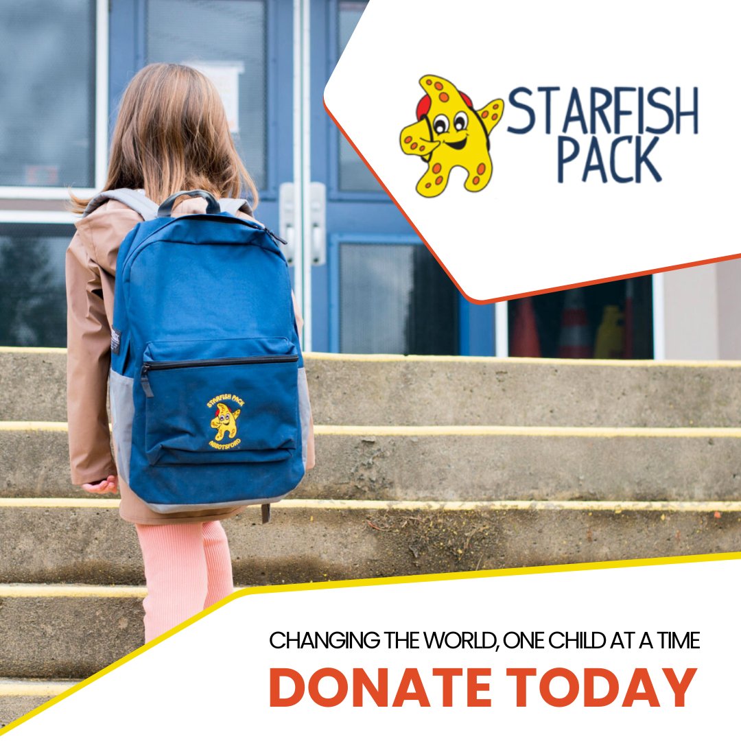 The Starfish Pack Program

Each week, volunteers prepare backpacks with two breakfasts, two lunches, two dinners, and snacks for hungry students to take home for the weekend. 

If you would like to donate or learn more about the program, visit oliver.ca/starfish