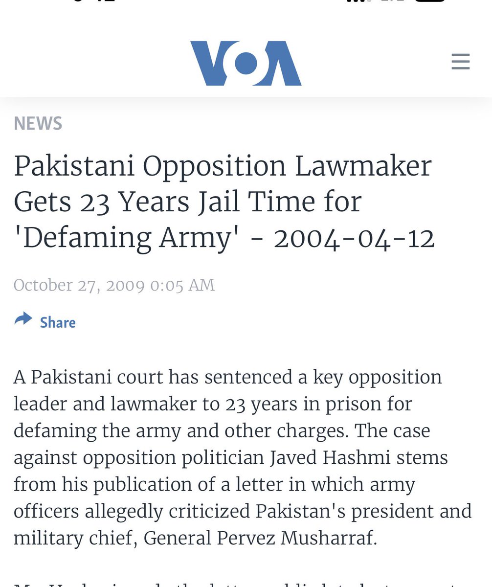 Javed Hashmi tweet media
