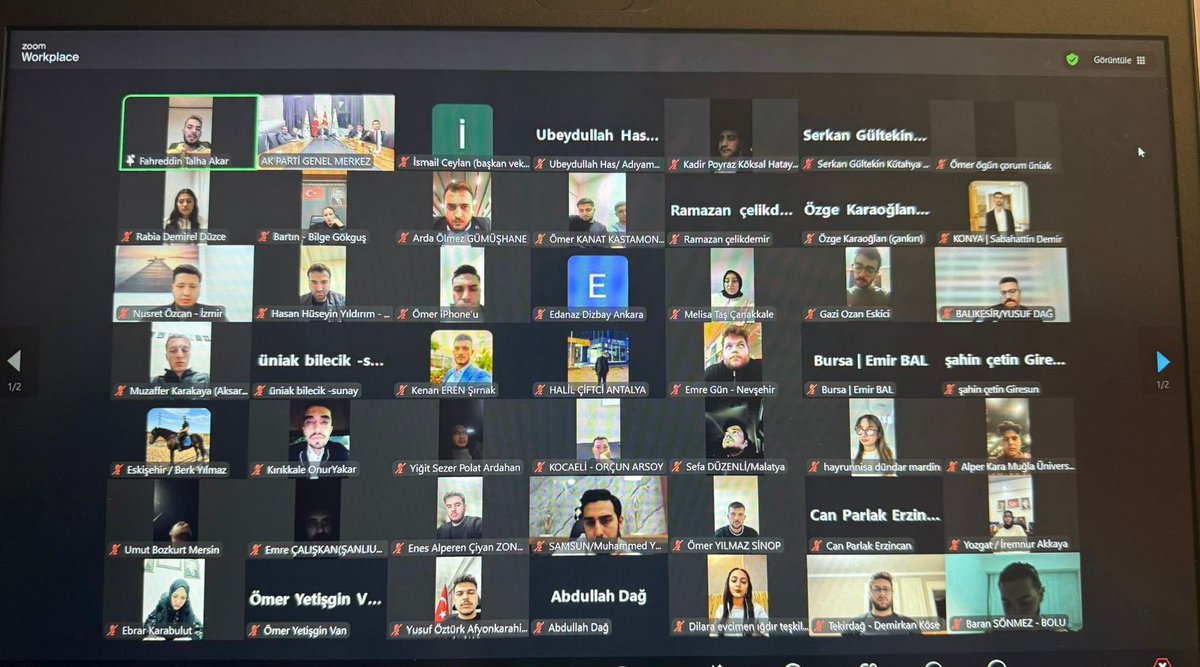 AK Parti Genel Merkez Gençlik Kolları Üniversiteler Birimimizin 4-5 Aralık nöbet günündeydik! 📍

Üniversiteler Başkanımız <a href="/FatihAydemir45/">Fatih Aydemir 🇹🇷</a> ve MKYK üyelerimizle bir araya gelerek önce birim toplantımızı yaptık. 👥 

Ardından 81 ilimizin Üniversite İl Başkanlarıyla online olarak