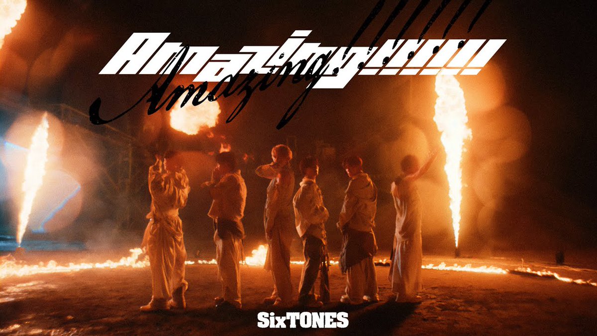 STARTO_INT's tweet photo. SixTONES「Amazing!!!!!!」MV公開！

✨https://t.co/RaiQ9oWT3b 

Music Video now on YouTube!
MV已上線YouTube!

#SixTONES 
@SixTONES_SME https://t.co/K5fhKrtRDH