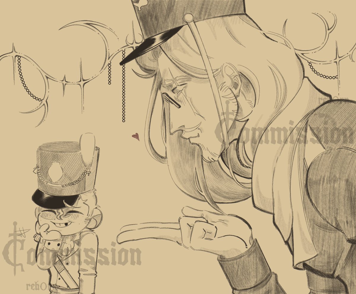 Lovely c🗨mm for <a href="/dearestsins/">♡</a> ! Thank you again for choosing me 🥹

[ #GnB #GutsandBlackpowder #Art #gnboc #gutsandblackpowderoc ]