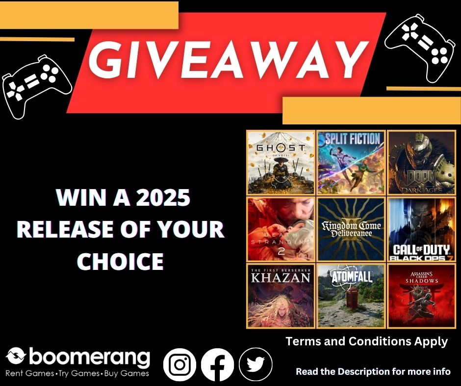 🚨Christmas Giveaway🚨

Hey Gang!
Welcome to Week 2 of our Christmas Giveaway, who wants to WIN a copy of a game released in 2025 of your Choice!

Our Second Winner will be announced this Friday at 16:00!

To enter:
⭐️Like &amp; Retweet this post!
⭐️Follow our Page!
⭐️Comment the
