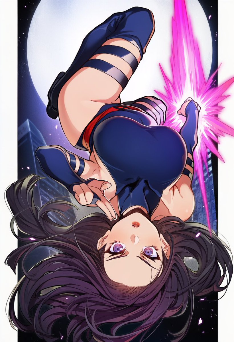 Fly through the night 🦋
 #xmen #Psylocke
