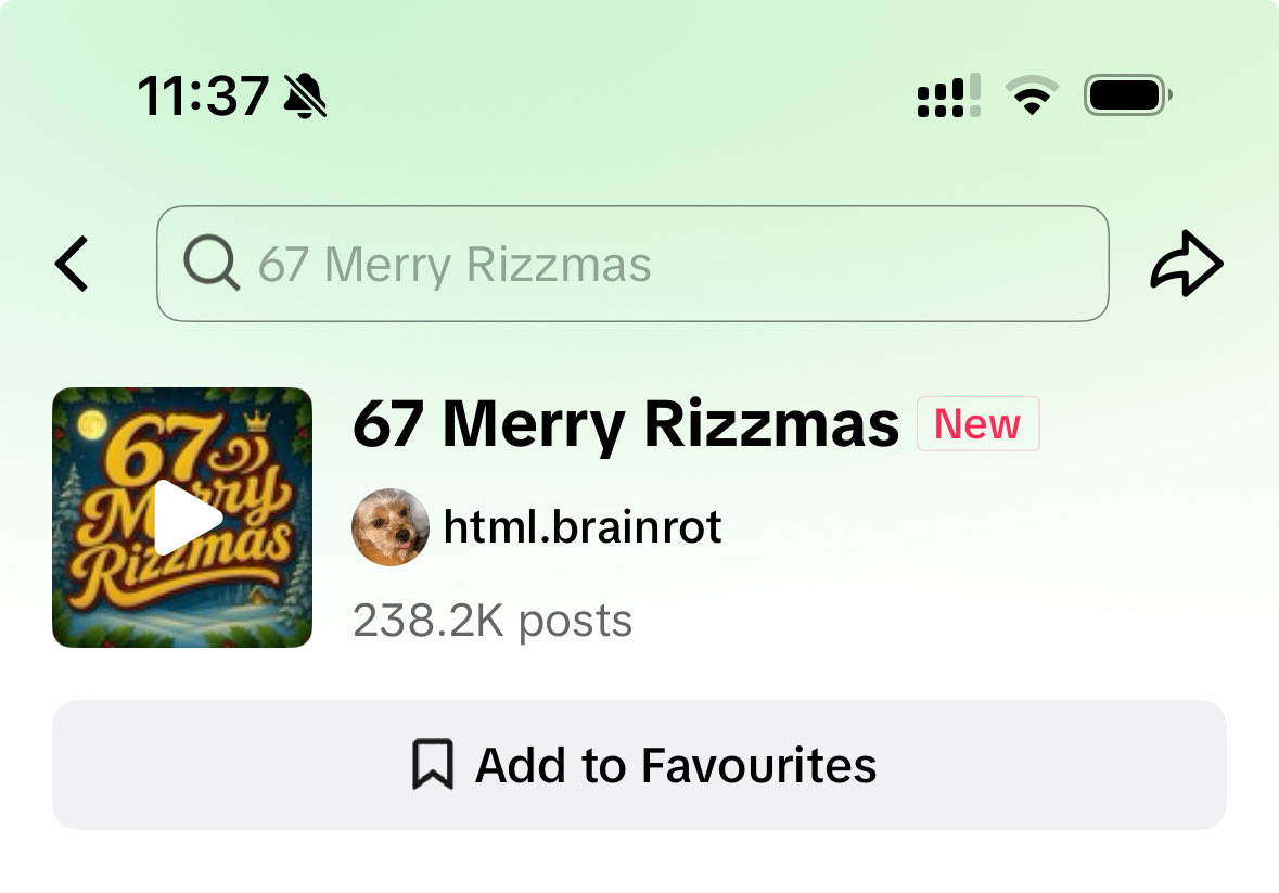 24 hours, 34k posts

December 67 tomorrow position carefully 

$67Rizzmas