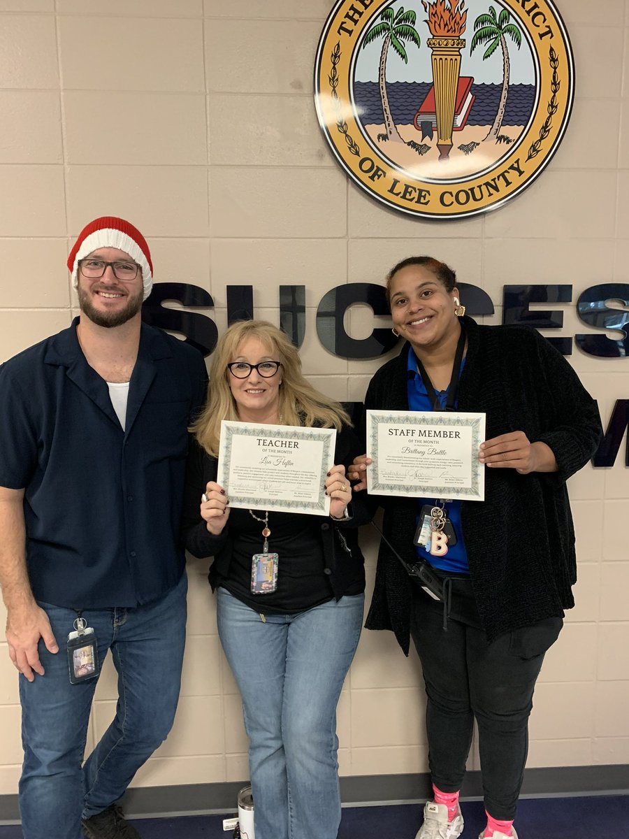 SuccessLCSD's tweet photo. Congratulations to our Teacher of the Month, Lisa Heflin, and our Staff Member of the Month, Brittany Battle! We appreciate you both for modeling Respect, Leadership, and Commitment every single day! https://t.co/MjhxypKjuN