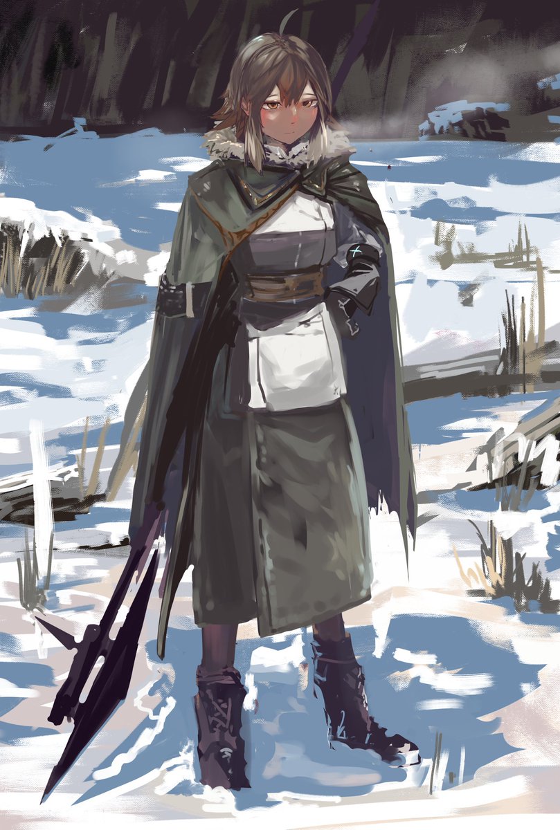 冬の装いぷりゅむちゃん