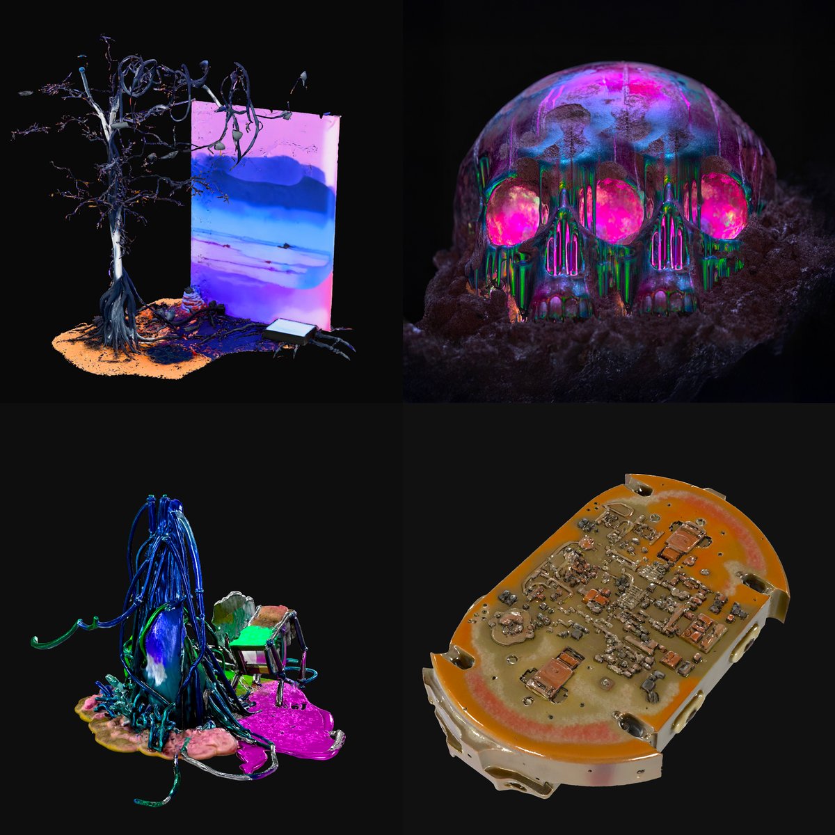 manonpretto's tweet photo. My art in neon decay https://t.co/WmI3oD2FJ3
