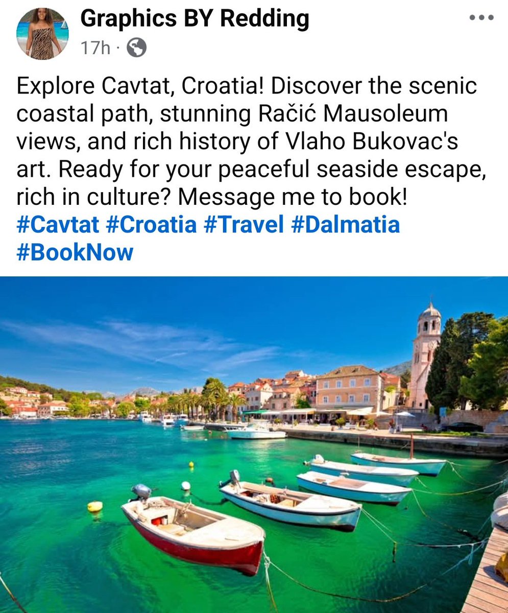 #ClickLinkInMyBio 
#ReddingGraphicsAndTravel
#Dream #Live #TravelTheWorld

facebook.com/share/p/1BaMuJ…