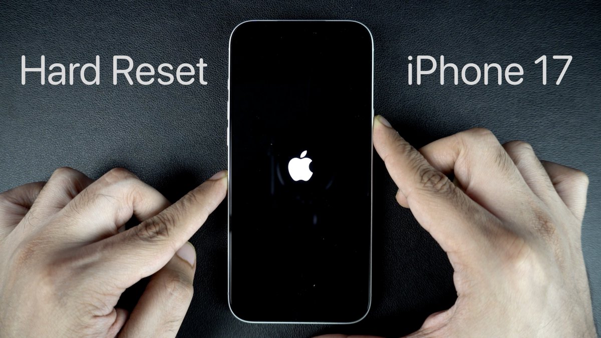iOSHacker1's tweet image. How to Hard Reset iPhone 17 or iPhone 17 Pro ioshacker.com/how-to/hard-re…