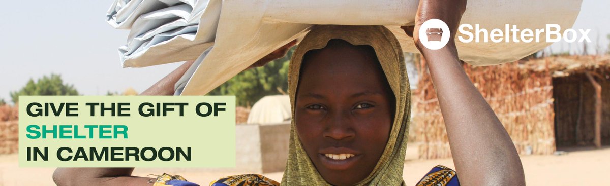 ShelterBox's tweet image. By donating today through the @BigGiveChristmas Challenge, every £1 you give unlocks another £1, making your gift go twice as far.

Help support families displaced by conflict and extreme weather in Cameroon. Please click here to donate: bit.ly/48npdha