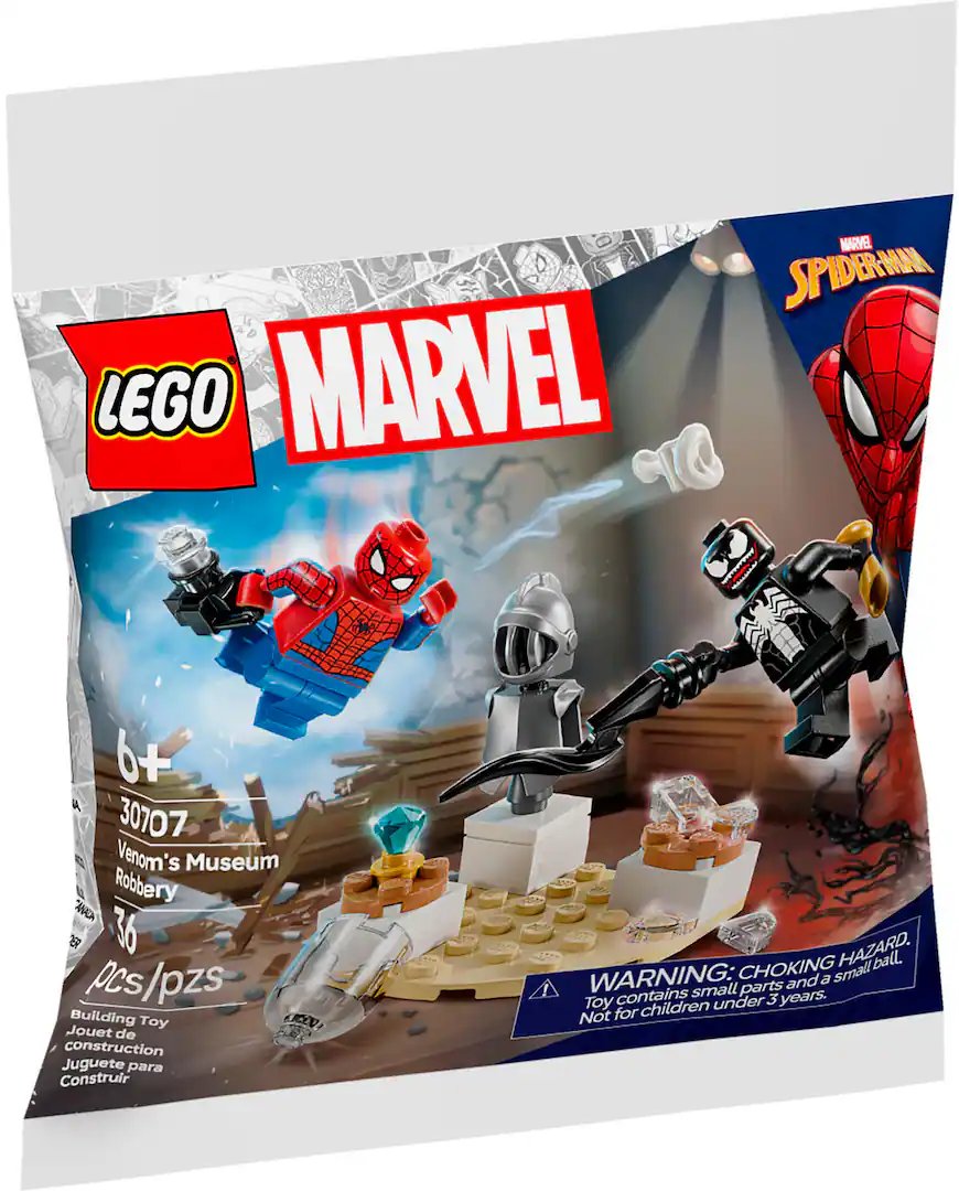 LEGO - Marvel Venom's Museum Robbery Building Set 30707 is $2.99