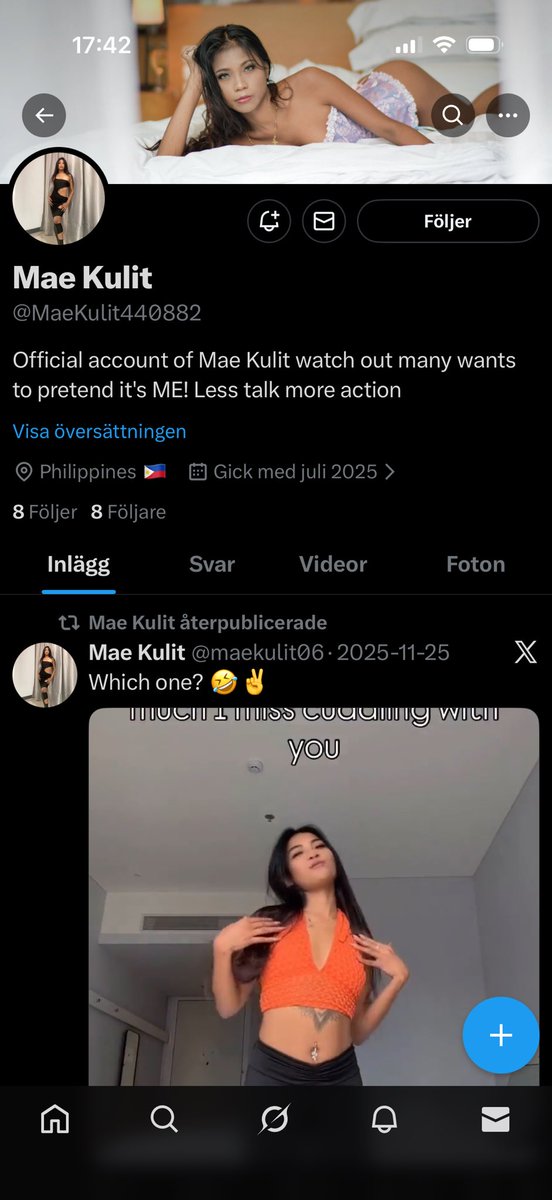Magnus_the_one's tweet photo. @maekulit06 Sorry i think this is a fake profile pretending to be you..  just wanted to let you know https://t.co/zXrOZvCRZy