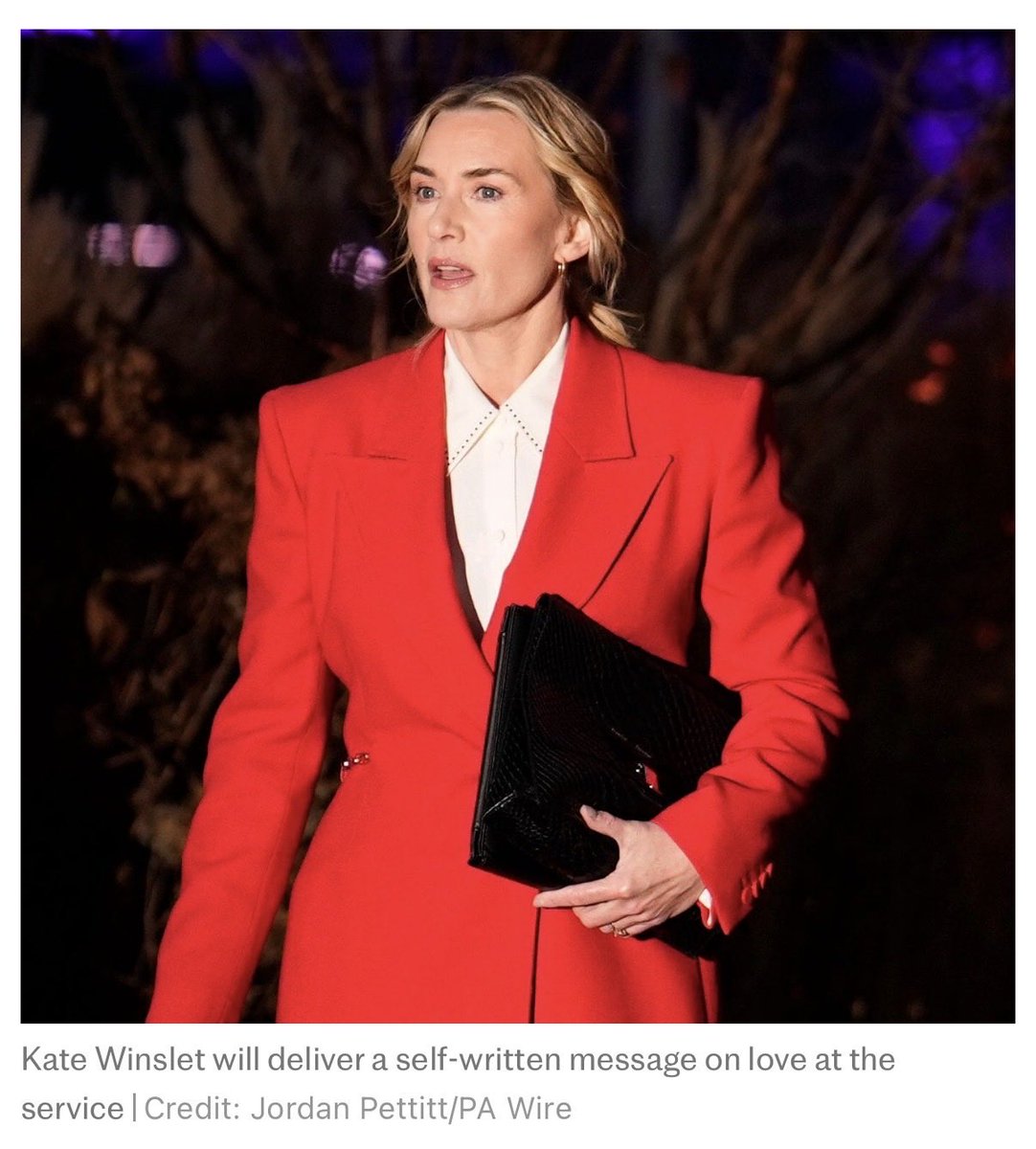 This year’s #TogetherAtChristmas will see Prince William give a Bible reading about the shepherds learning about the birth of baby Jesus.

Kate Winslet will read a passage she wrote herself, on the theme of love.

Katie Melua, Fisherman’s Friends, Griff, and Dan Smith from